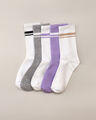 Paquete Calcetines Blancos,MULTICOLOR